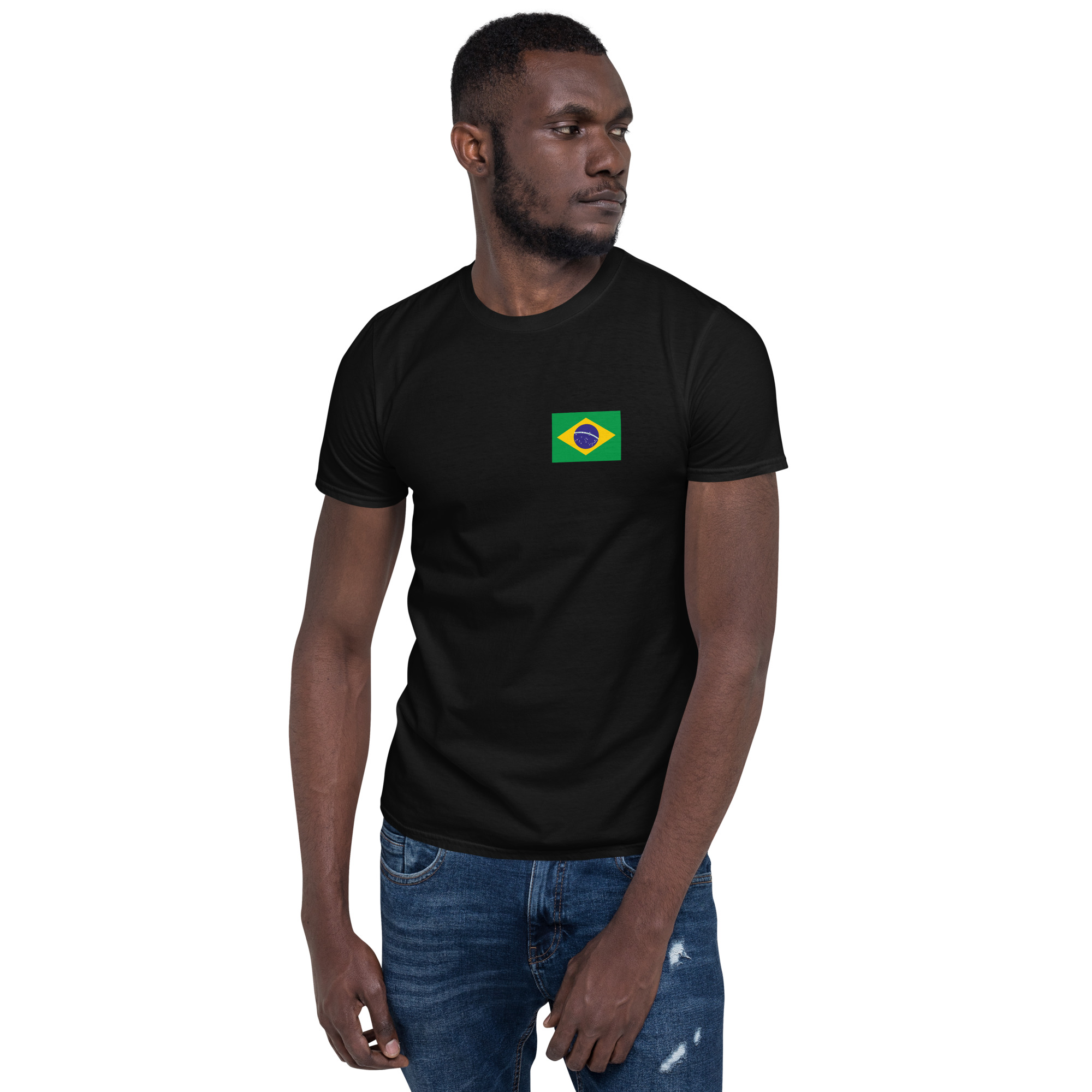 BrasilShirt® – Camiseta unissex com mangas curtas